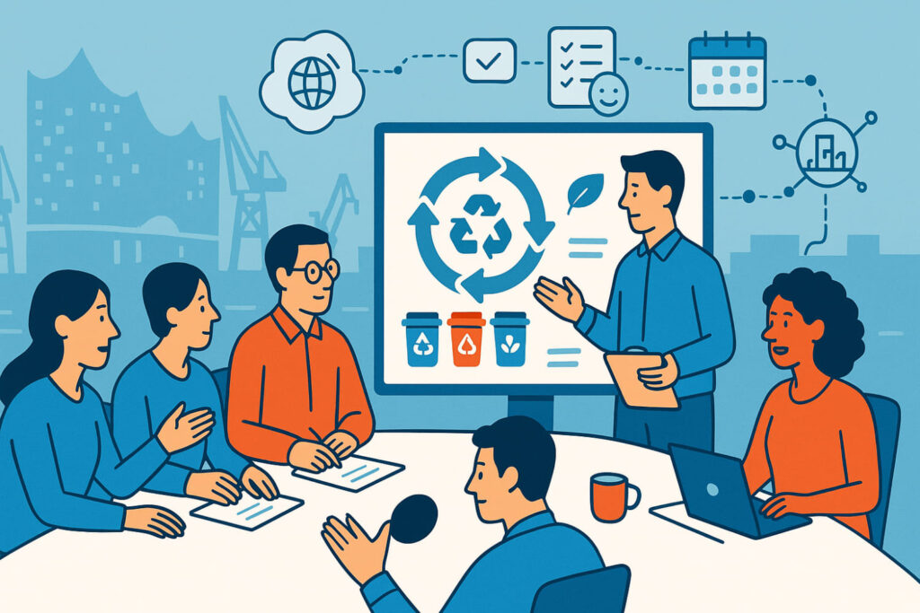 Illustration zum Rückblick auf den Jahresworkshop 2023 in Hamburg