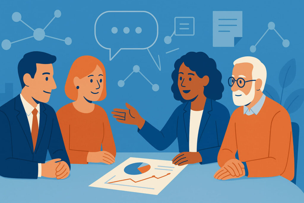 Illustration zum Fördervereins-Beirat