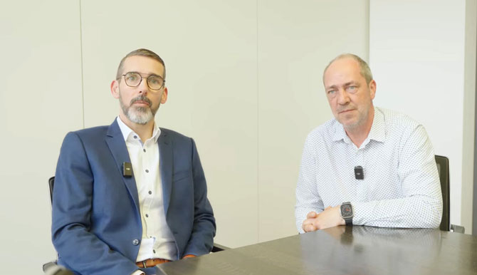 Pascal Bauer und Stephan Kubatzki VKS Förderverein